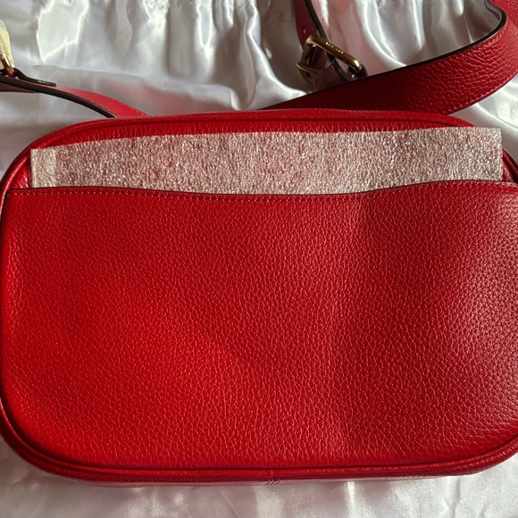 Coach Electric Red Leather Jamie camera Crossbody Bag - Picture 4 of 10